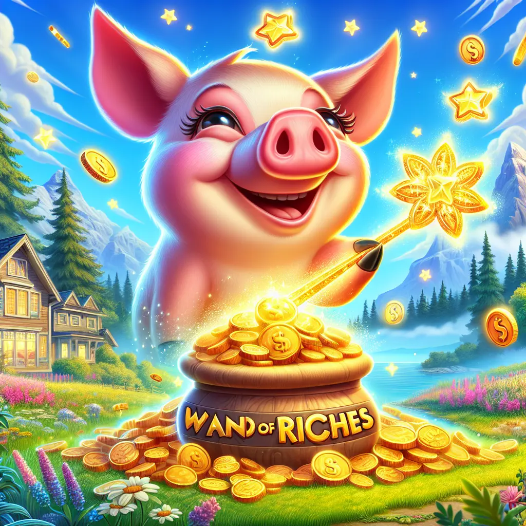 Piggy Prizes Wand of Riches slot game